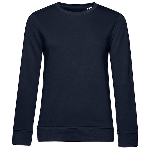 sininen B&C Organic Crew Neck Women - navy blue