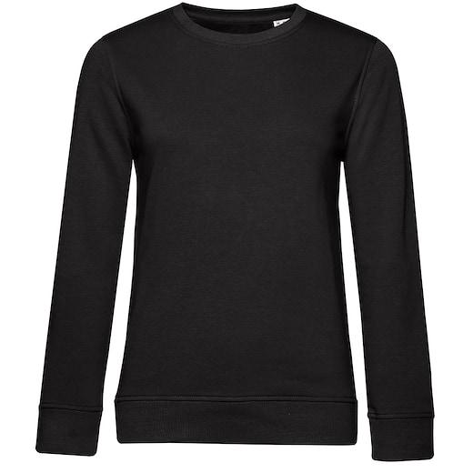 musta B&C Organic Crew Neck Women - pure black