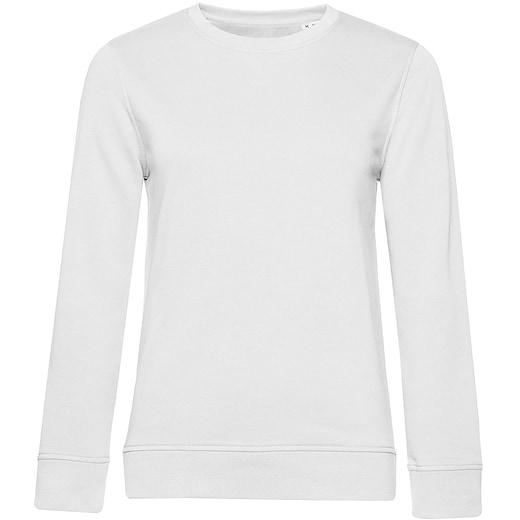valkoinen B&C Organic Crew Neck Women - white
