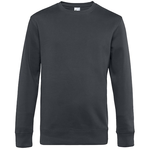 B&C King Crew Neck - asphalt