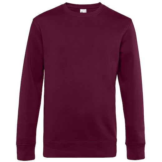 B&C King Crew Neck - dark cherry
