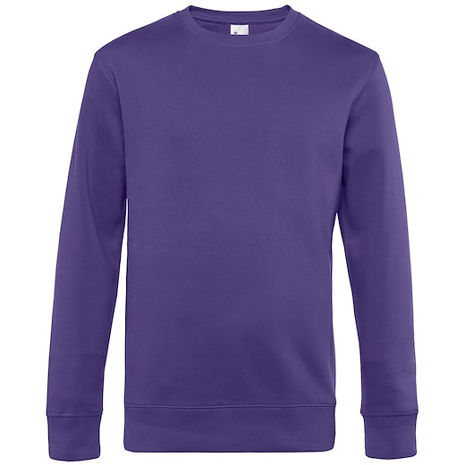 B&C King Crew Neck - radiant purple