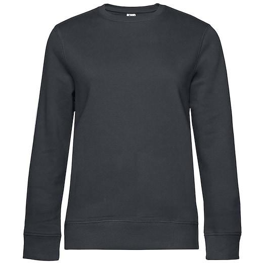 grå B&C Queen Crew Neck - asphalt