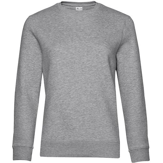 grå B&C Queen Crew Neck - heather grey