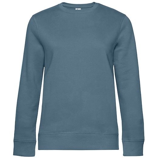 blå B&C Queen Crew Neck - nordic blue