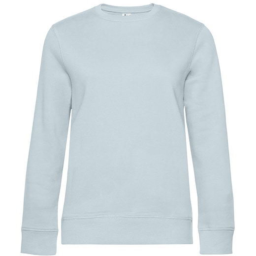 blå B&C Queen Crew Neck - pure sky