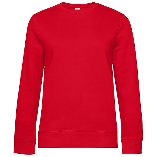 rød B&C Queen Crew Neck - red