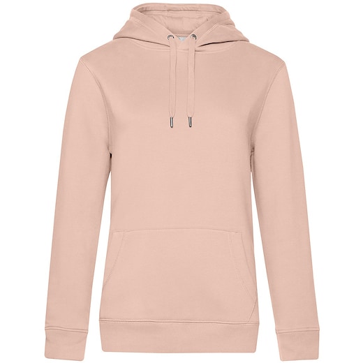 rose B&C Queen Hooded - soft rose