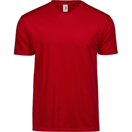 rosso Tee Jays Power Tee - red