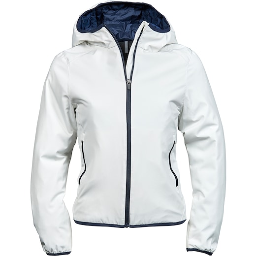 blå Tee Jays Women´s Competition Jacket - snow/ navy