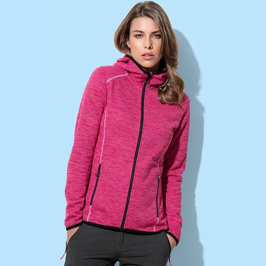 lyserød Stedman Recycled Fleece Jacket Hero Women - sweet pink