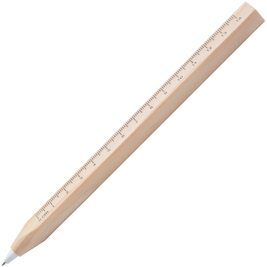 Bolígrafo con calibrador Micron - natural
