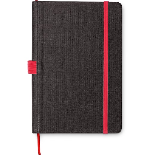 rød Skrivebok Preston A5 - rød