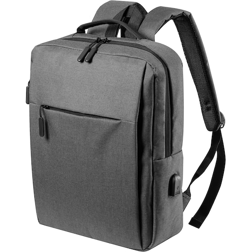 grå Dataryggsekk Bremen, 15" - ash grey