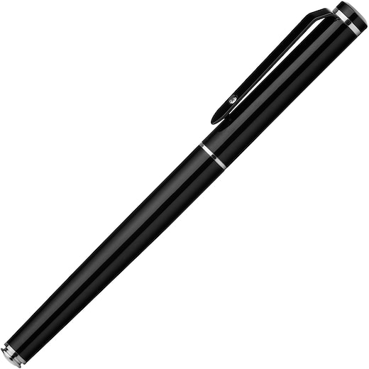 negro Bolígrafo metálico Carnegie - negro