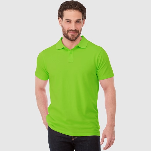 grønn Elevate Helios Men´s Polo - apple green