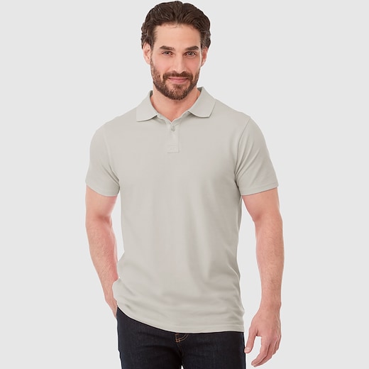 grå Elevate Helios Men´s Polo - light grey