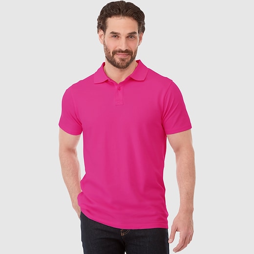rosa Elevate Helios Men´s Polo - magenta