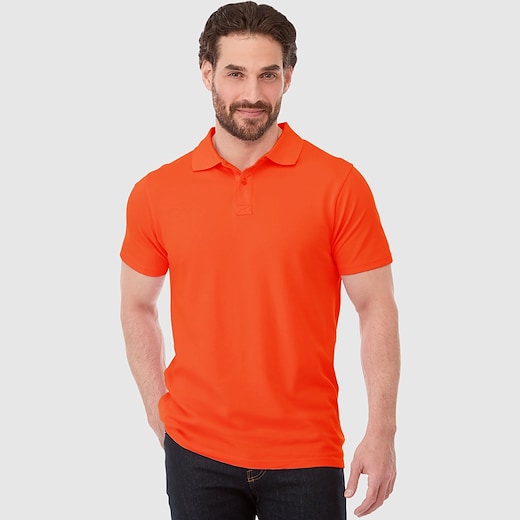 oransje Elevate Helios Men´s Polo - oransje