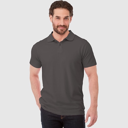 grå Elevate Helios Men´s Polo - storm grey