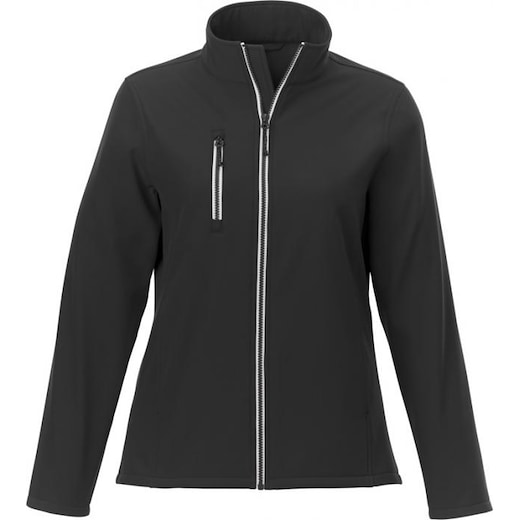 musta Elevate Orion Women´s Softshell Jacket - solid black