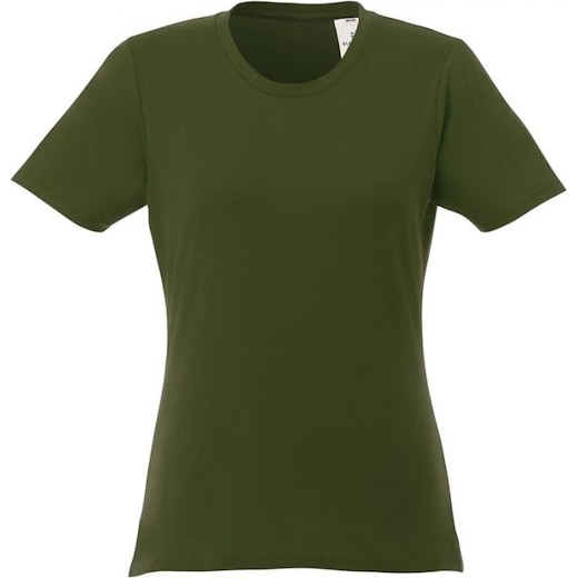 grön Elevate Heros Women´s T-shirt - army green