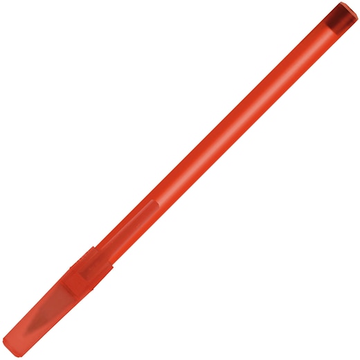 Bic Round Stic Frosted - frosted red