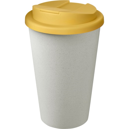 Americano Brampton Eco, 35 cl - yellow/ white