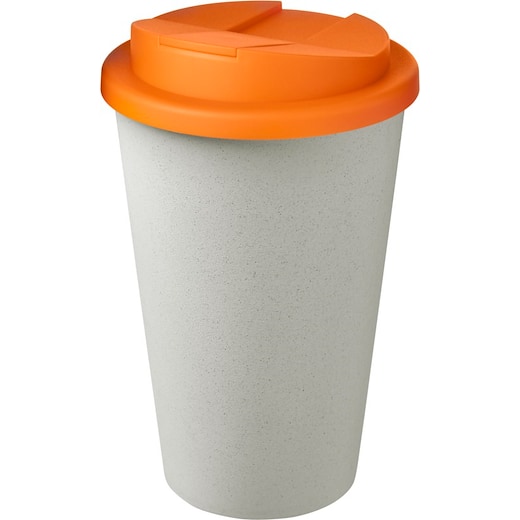 Americano Brampton Eco, 35 cl - orange/ white