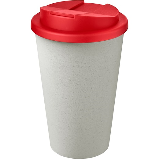 Americano Brampton Eco, 35 cl - red/ white