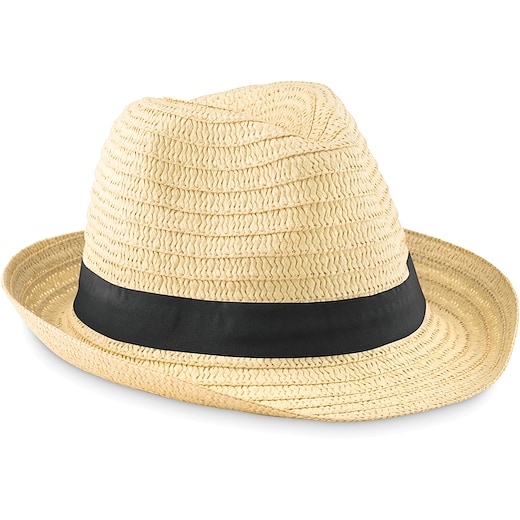 sort Hat Santorini - black