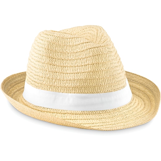 hvid Hat Santorini - white