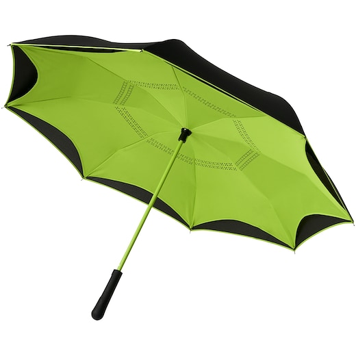 grön Paraply Bixby - lime/ black