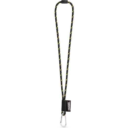 Original Lanyards Nautica - black/ yellow