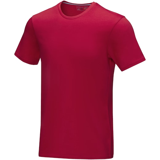 rojo Elevate Azurite Men´s GOTS Organic T-shirt - rojo