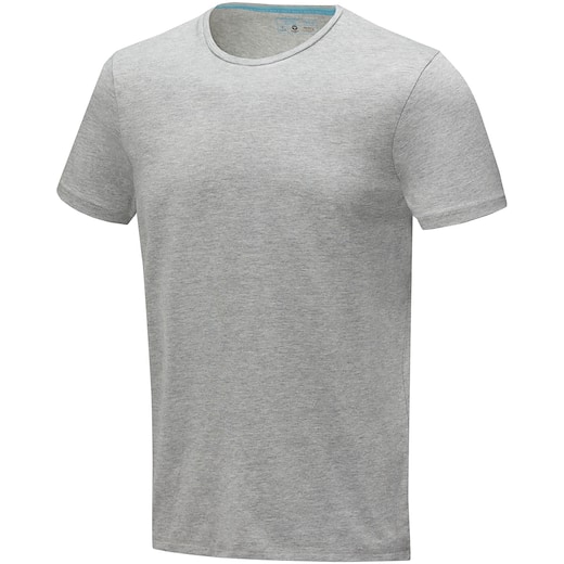 harmaa Elevate Balfour Men´s GOTS Organic T-shirt - grey melange