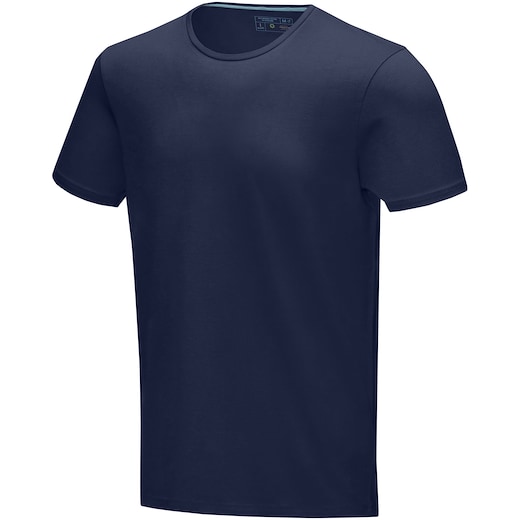 sininen Elevate Balfour Men´s GOTS Organic T-shirt - navy