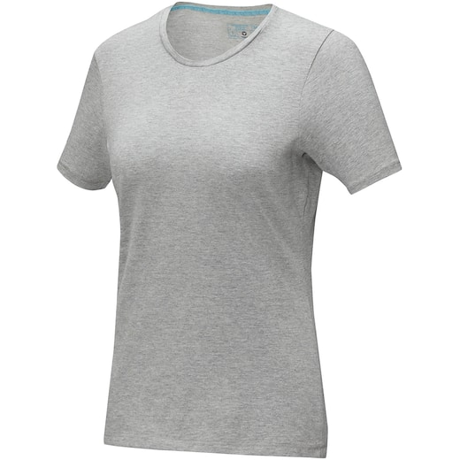 harmaa Elevate Balfour Women´s GOTS Organic T-shirt - grey melange