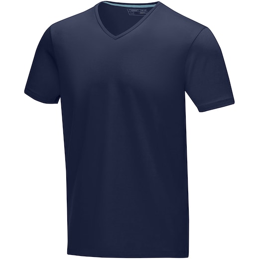 blå Elevate Kawartha Men´s GOTS Organic T-shirt - navy