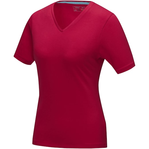 rød Elevate Kawartha Women´s GOTS Organic T-shirt - red