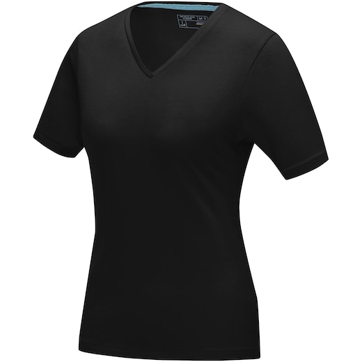 svart Elevate Kawartha Women´s GOTS Organic T-shirt - solid black