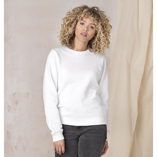 blanco Elevate Jasper Women’s GOTS Recycled Sweatshirt - blanco