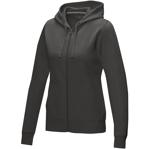 gris Elevate Ruby Women´s GOTS Recycled Hoodie - storm grey