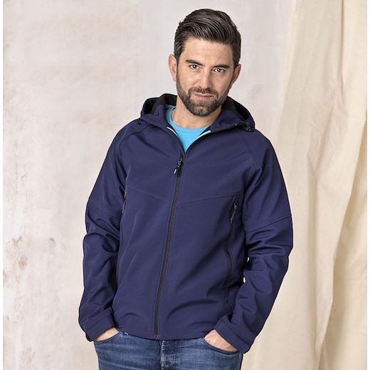 Elevate Coltan Men´s Recycled Softshell Jacket - navy