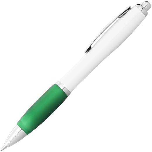 grønn Reklamepenn Valiant Digital - white/ green