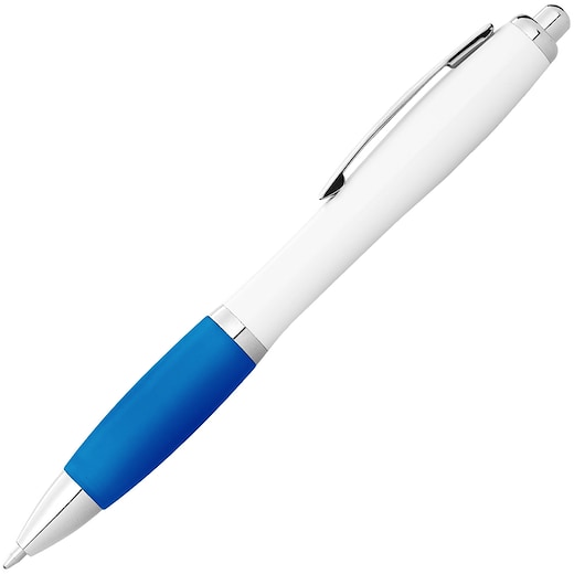 hvit Reklamepenn Valiant Digital - white/ aqua