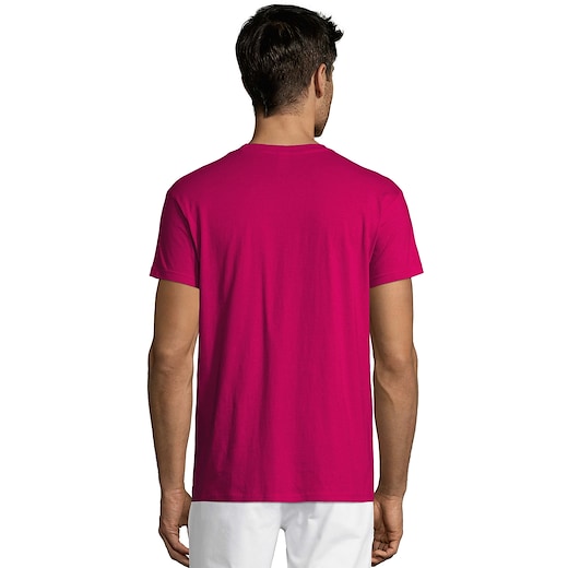 rosa T-skjorte Regent Unisex T-shirt - fuchsia