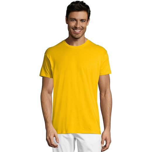 jaune SOL's Regent Unisex T-shirt - gold