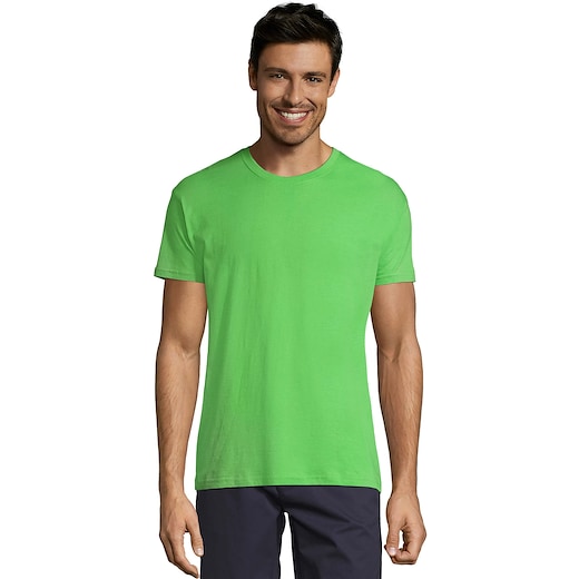 grøn SOL´s Regent Unisex T-shirt - lime