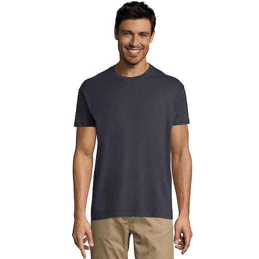 grau SOL´s Regent Unisex T-shirt - mouse grey